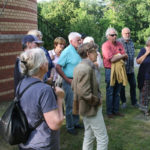 Besichtigung des optischen Telegrafen. Foto: Bouché
