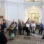 Tordurchfahrt im Hauptgebäude. Foto: Bouché