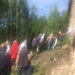 Eingang zum Heizwerk
(Foto: Fides Mahrla)