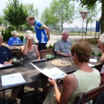 Mittagsrast im Restaurant Grashorn Geltow - Sportler-Vereinshaus (Foto: Maria Stolz)