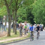Zieleinfahrt zur Mittagsrast im Restaurant Grashorn Geltow
(Foto: Maria Stolz)
