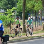 Zieleinfahrt zur Mittagsrast im Restaurant Grashorn Geltow
(Foto: Maria Stolz)