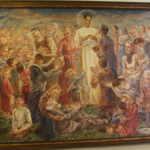 Speisung der 5000. Bild von 1948 im Mutterhaus.