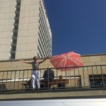 Vereinsmitglied Rosemarie Nierlich-Kaul feuerte die Vereinsvorsitzende an.