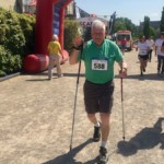 Hans-Georg Brandes lief 105 Runden in zwei Stunden.