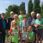 Sponsoren und Läufer vom Team „Kulturstadt Potsdam" beim 17. Mukoviszidose-Freundschaftslauf