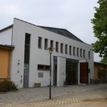 Ehemalige DRK-Kleiderstelle, heute Bibliothek.