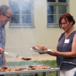 Vorstände bei der Arbeit: Dr. Frank Dietrich und Jeannette Wachholz.