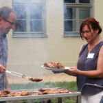 Vorstände bei der Arbeit: Dr. Frank Dietrich und Jeannette Wachholz.