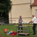 Vorstände bei der Arbeit: Dr. Frank Dietrich und Bolko Bouché