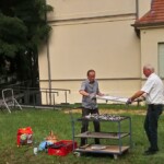 Vorstände bei der Arbeit: Dr. Frank Dietrich und Bolko Bouché