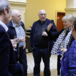 Angenehme Gesprächsatmosphäre beim Neujahrsempfang.