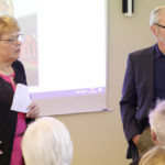 Fides Mahrla und Matthias Finken bei der Vorstellung der Vereinsprojekte 2020.