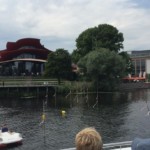 Schiffbauergasse mit dem Hans-Otto-Theater