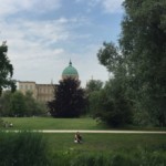 Die Freundschaftsinsel mit Nikolaikirche und Palais Barberini