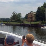 Ehemaliger Grenzturm der DDR-Grenzanlage am Jungfernsee