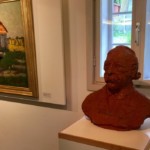 Büste von „Theodor Fontane" im Museum