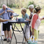 Begrüßung der Mitglieder durch Fides Mahrla und Dagmar Christl.