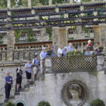 Gut gestärkt geht Gruppe zwei in den Berg.