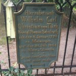 „Lasset uns Gutes thun und nicht müde werden" Grabstelle Wilhelm von Türk