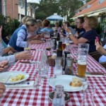 Mittagsrast im Restaurant Korfu an der Dorfstraße von Groß Glienicke