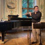 Adolf Thelen (Piano) und Mike Rossi (Querflöte)