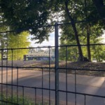 Transparente Zäune ringsum den Park sollen den Blick in die Landschaft erleichtern.