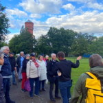 Auf der ehemalig landwirtschaftlich genutzten Fläche steht heute eine Wohnanlage für Betreutes Wohnen.