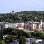 Blick vom Turm nach Südosten. 2023.