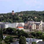 Blick vom Turm nach Südosten. 2023.