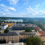 Blick vom Turm nach Südosten. 2023.