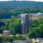 Blick vom Turm nach Nordwesten, 2023.