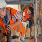 Mit Vorsicht ging es Stück für Stück nach oben.