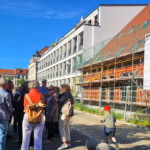 Hinter dem Brockesschen Palais (benannt nach dem Glasschleifer Brockes) schließt sich das zukünftige Kreativquartier an.