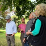 Am Sitzplatz des ehemaligen Bootshauses