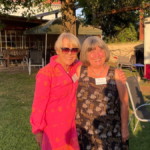 Karin Genrich (l.) und Monika Rosenkranz beim Shooting.