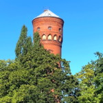 Wasserturm zur technischen Versorgung der Insel Hermannswerder.