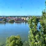 Blick zum Speicherkomplex Zeppelinstraße.