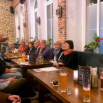 Christian Heinze beim Oktober-Vereinstreff im Knossos