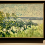 Karl Hagemeister „Uferlandschaft“, Öl auf Leinwand, 1900