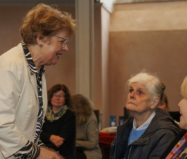 Cordelia Köhler, Schwester von Bolko Bouché (Mitte)