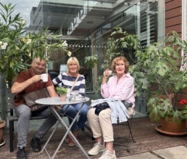 Sonnenterrasse im Adlershofer Kamee caffé