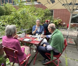 Sonnenterrasse im Adlershofer Kamee caffé